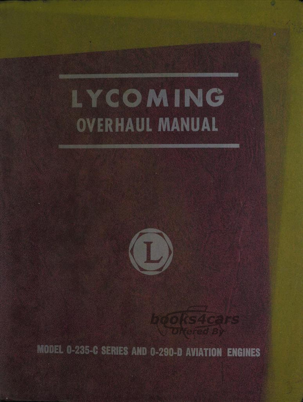 view cover of 1971 Aviation Overhaul Manual by Avco Lycoming Planes