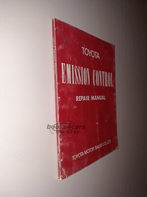 view cover of 1971 2T-C Engine Emission Control Repair manual by Toyota for Corolla