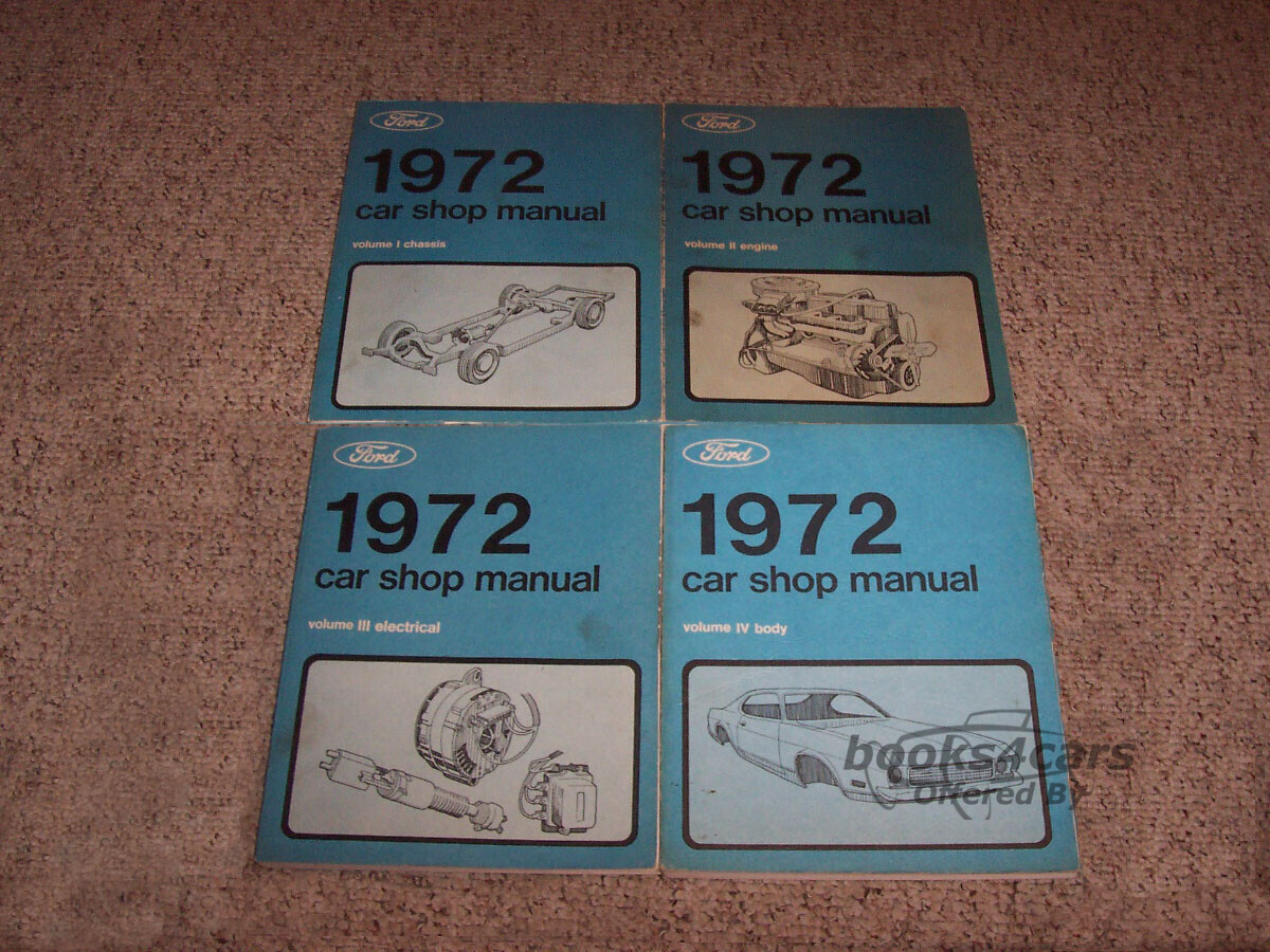 view cover of 1972 Car Chassis factory Shop service repair Manual Vol 1 by Ford