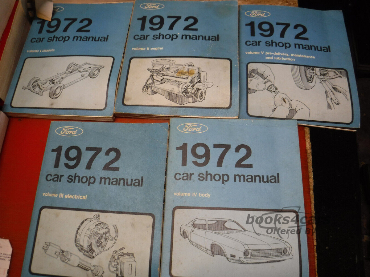 view cover of 1972 Car Body Factory Shop service repair Manual (Vol. 4) by Ford, Lincoln, & Mercury