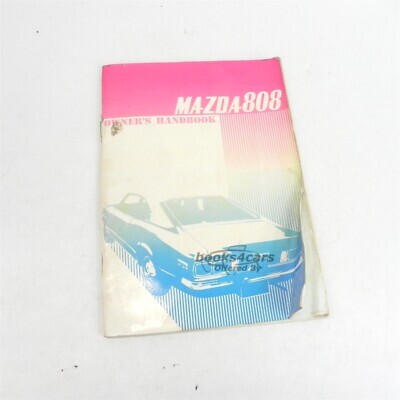 view cover of 1972 808 Owner's Manual by Mazda