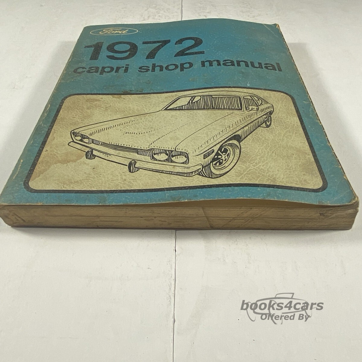 view cover of 1972 Capri Shop manual by Ford & Mercury