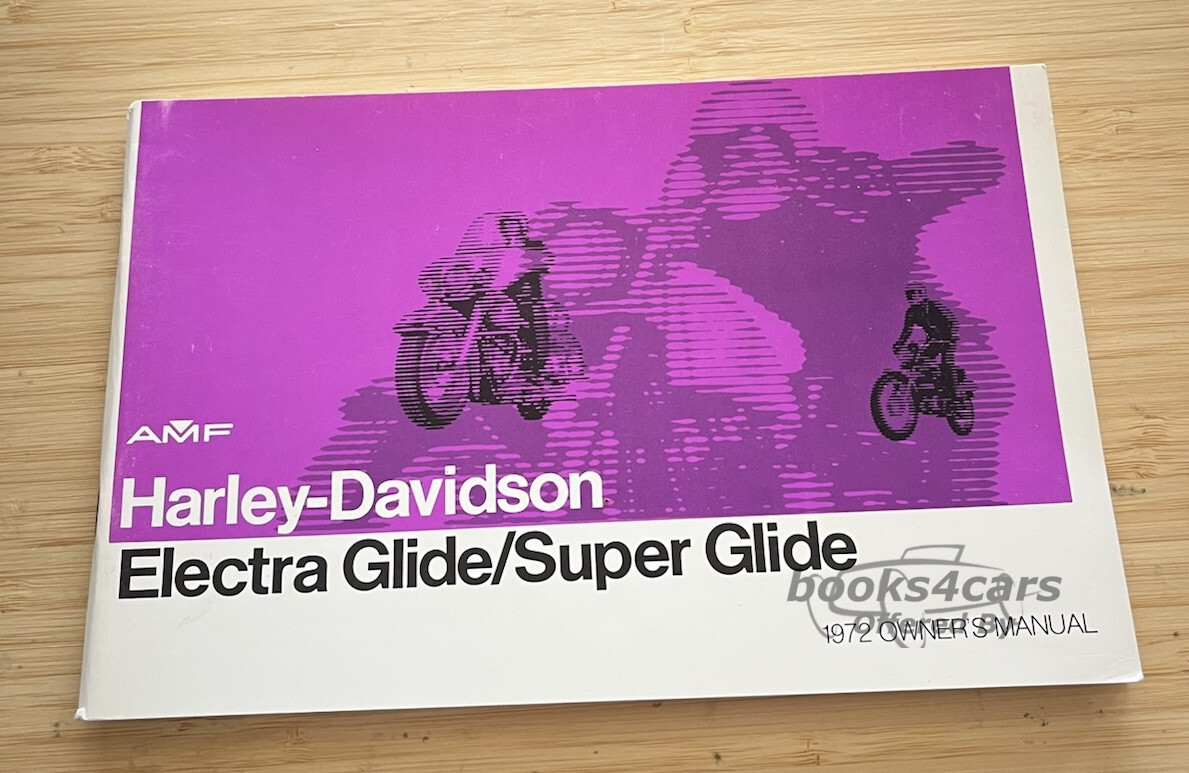 view cover of 1972 Electra and Super Glide Owners Manual by Harley Davidson