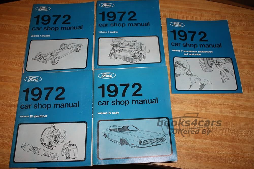 view cover of 1972 Car Engine Shop Service Repair Manual by Ford Volume 2 all models