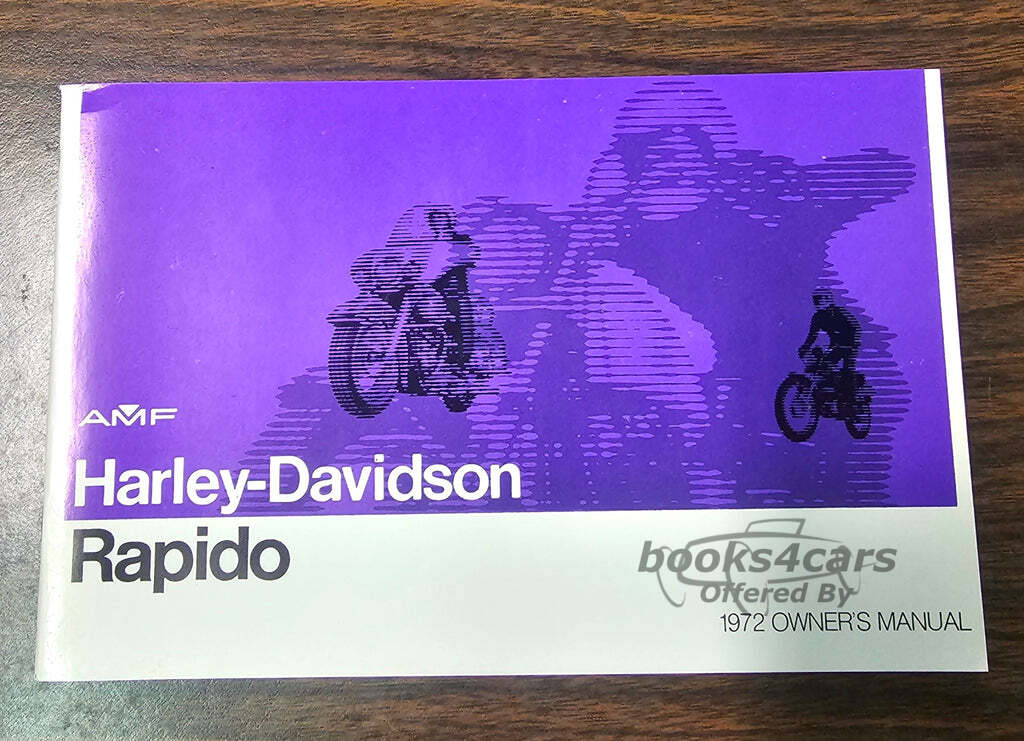 view cover of 1972 Rapido Owners Manual by Harley Davidson