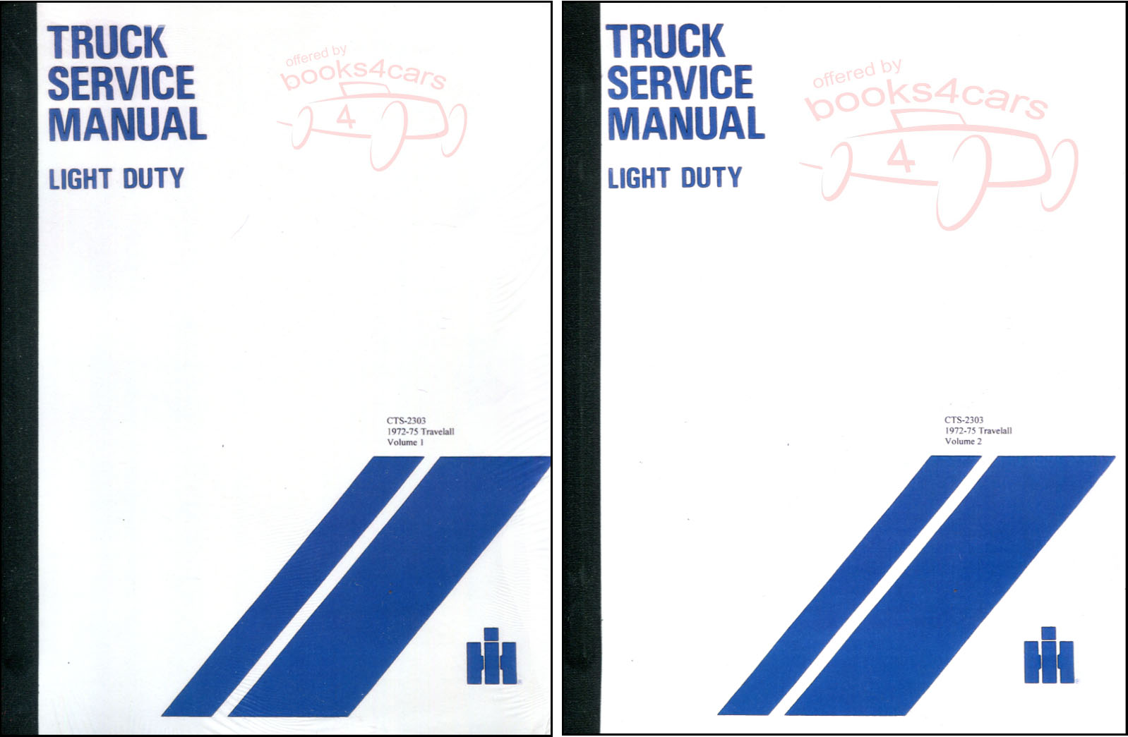 view cover of 1972-1975 Pickup & Travelall Shop Service Repair Manual by International Harvester CTS-2303 includes 1010 and others