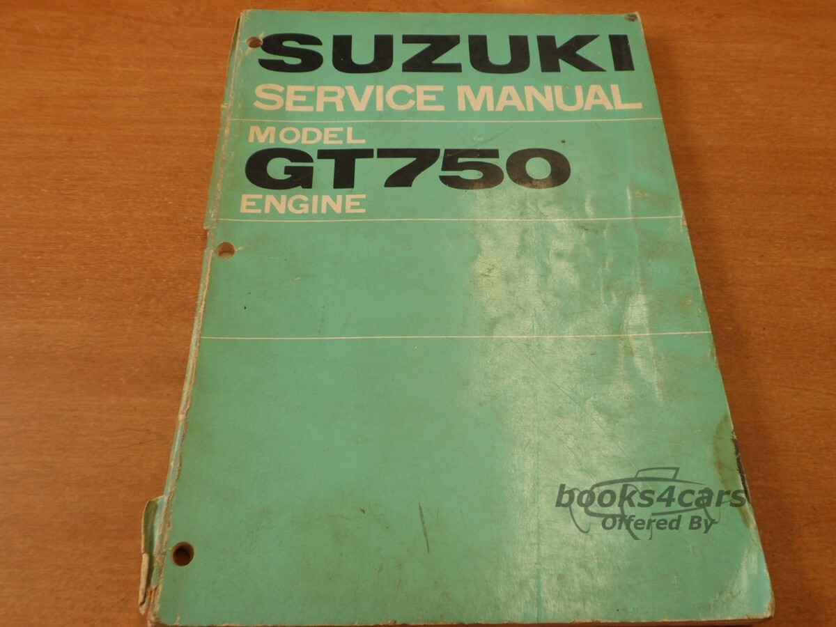 view cover of GT 750 Engine Shop Service Repair Manual by Suzuki (July, 1972)