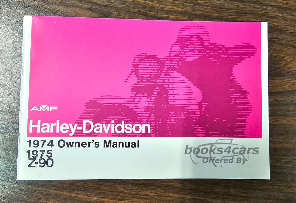 view cover of 1974-1975 Z90 Owners Manual by Harley Davidson Z 90