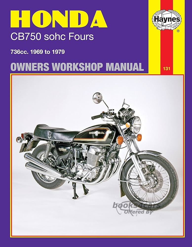 view cover of 1969-1979 CB750 shop service Repair Manual for Honda CB 750 by Haynes