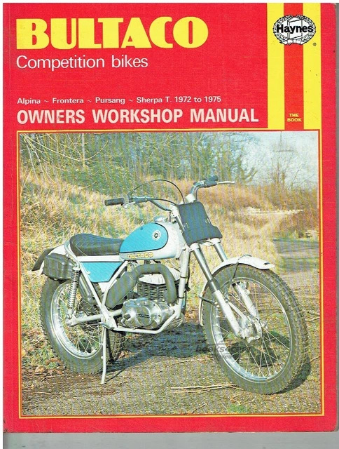 view cover of 1972-1975 Bultaco Competition Bikes 200 250, 350 Repair Manual by Haynes