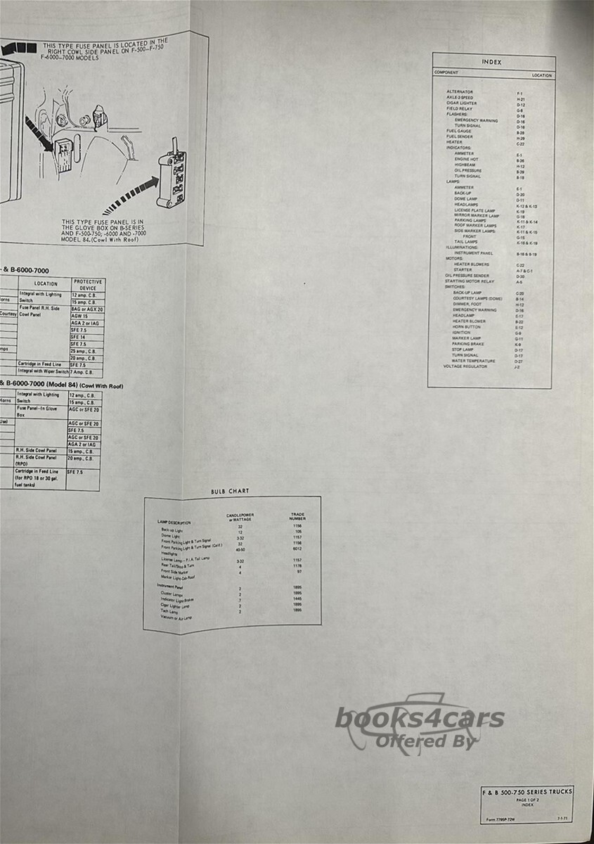 view cover of 1974 F500/750 Series Truck 11