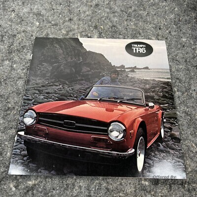 view cover of 1975 TR6 Sportscar Sales Brochure by Triumph 12 color pages