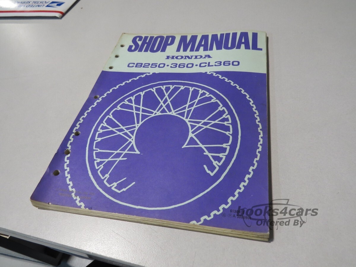 view cover of 1974 Honda CB250 360 CL360 Shop Service Repair Manual - 130 pages