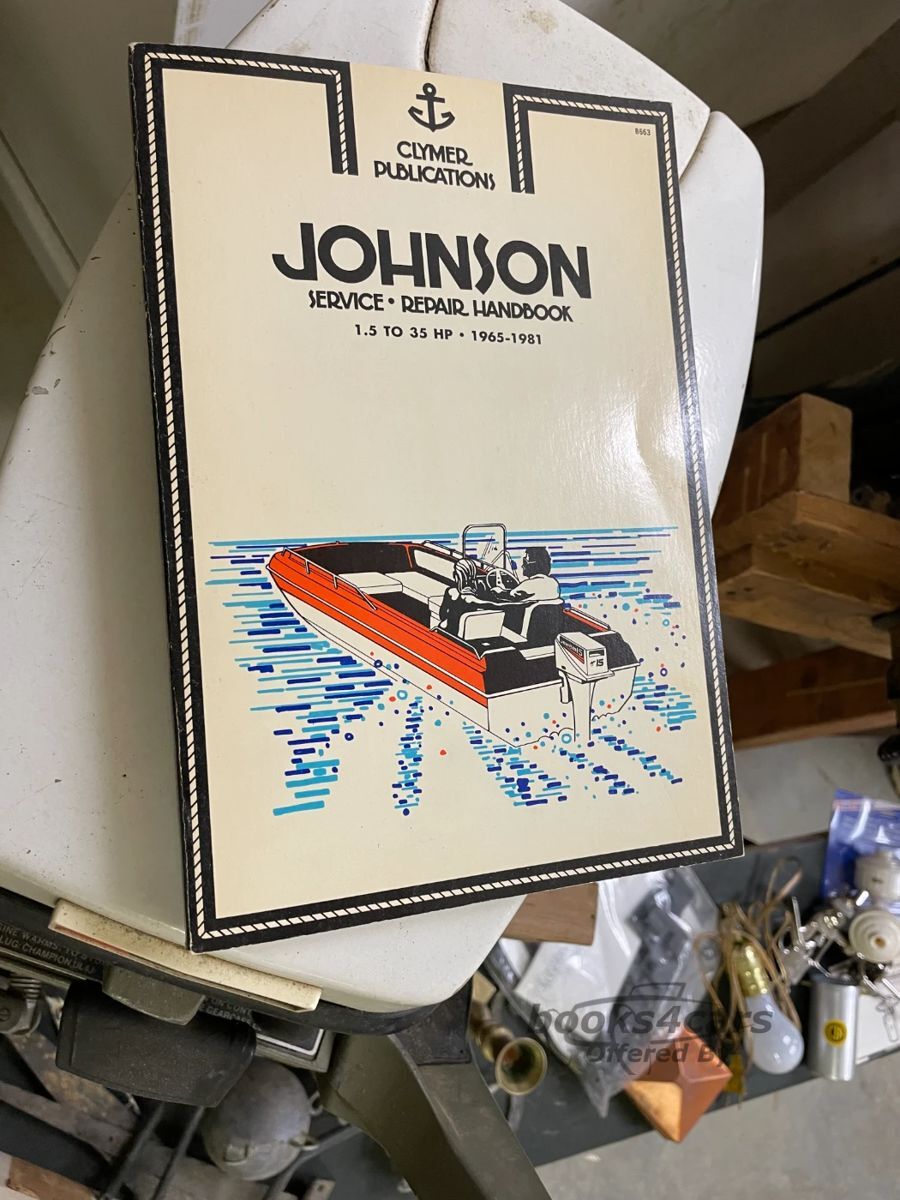 view cover of 1965-1981 Johnson Evinrude 1.5 to 35 HP shop Service repair Manual by Clymer