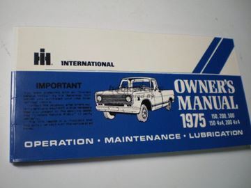 view cover of 1975 150, 200 and 500 Pickup Operators manual
