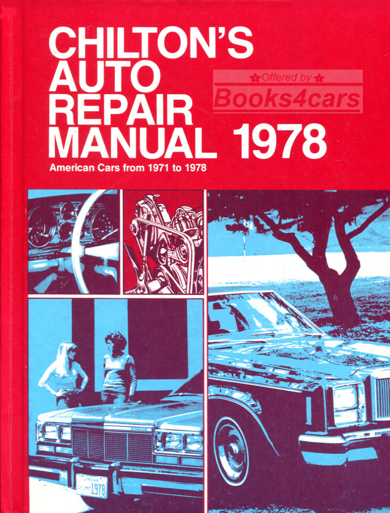 view cover of 1971-1978 Chilton's Domestic Car Shop Service Repair Manual