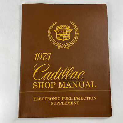 view cover of 1975 Cadillac Electronic fuel injection Shop manual supplement