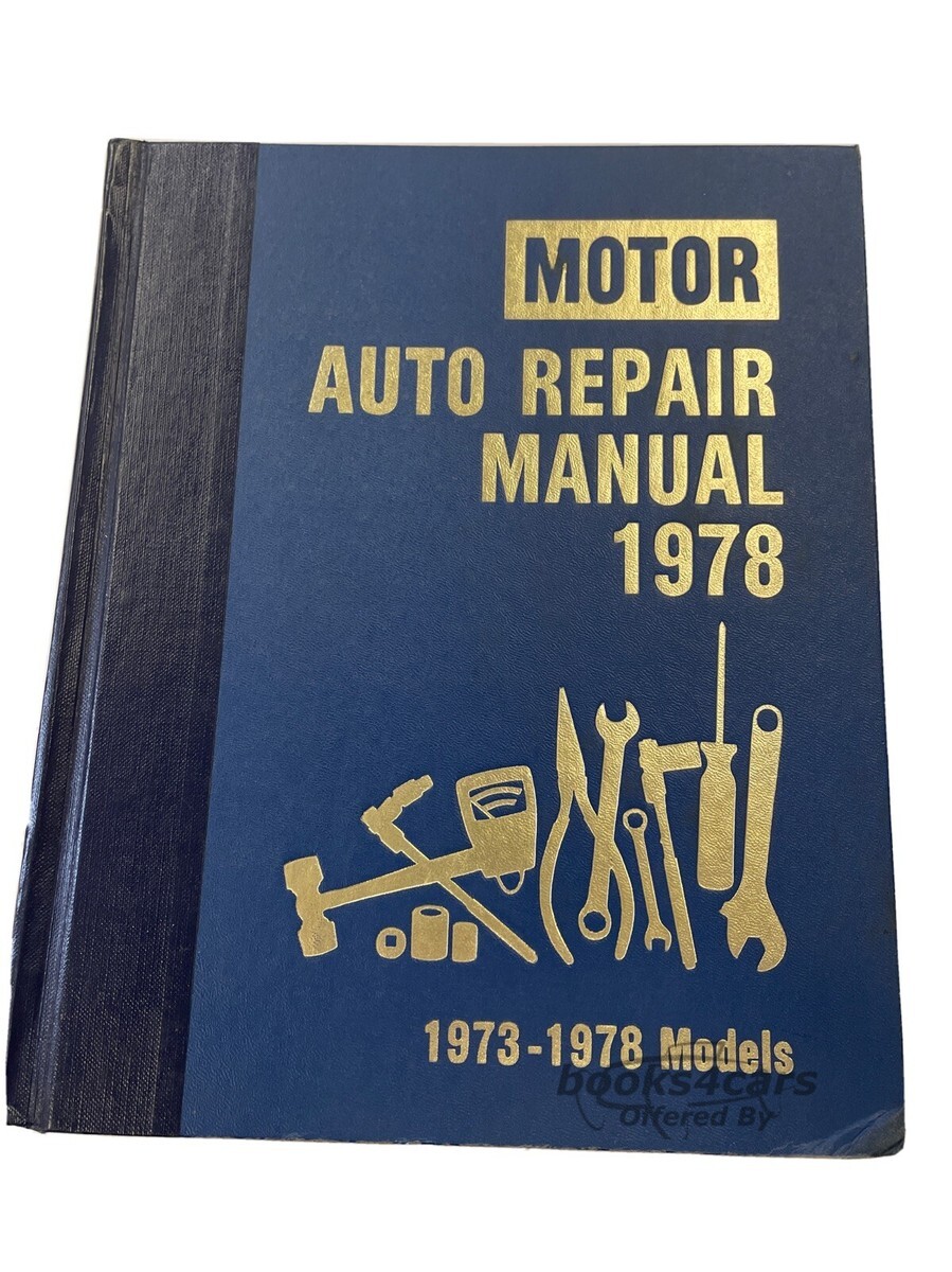 view cover of 1973-1978 MOTOR Domestic Auto Repair Manual
