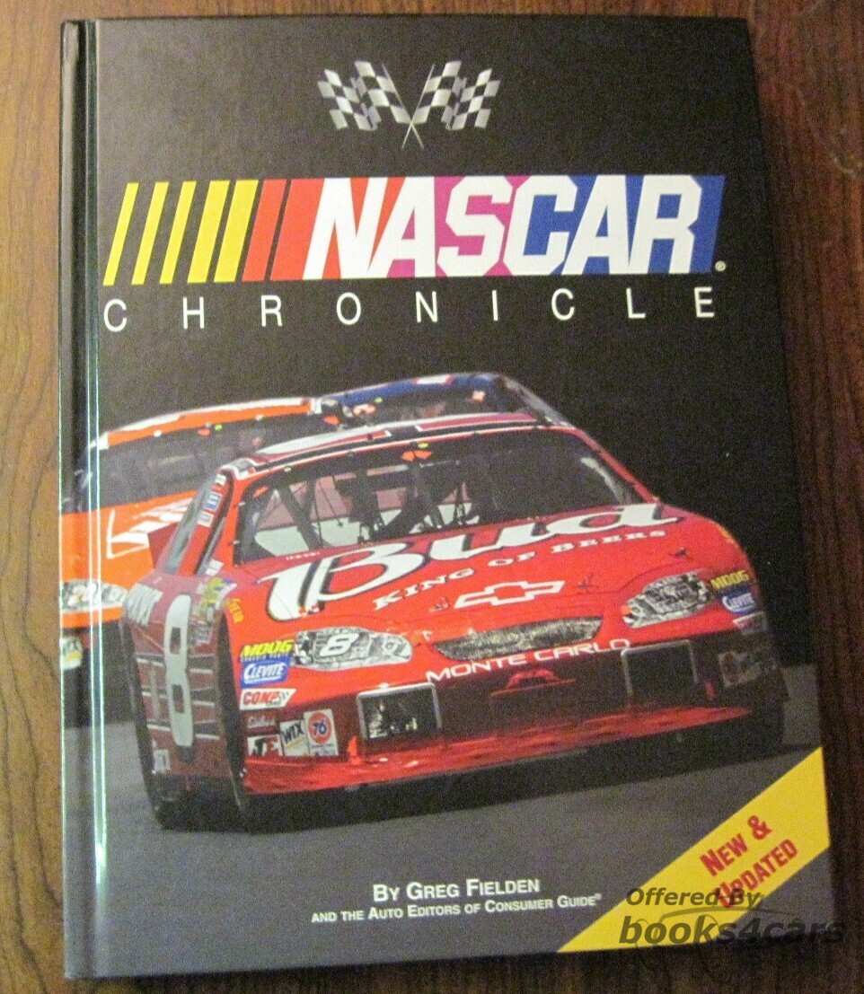 view cover of NASCAR Chronicles by G Fielden 504 page oversized hard cover history with numerous color photos