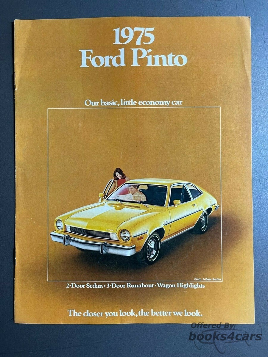 view cover of 1975 Ford Pinto Sales Brochure