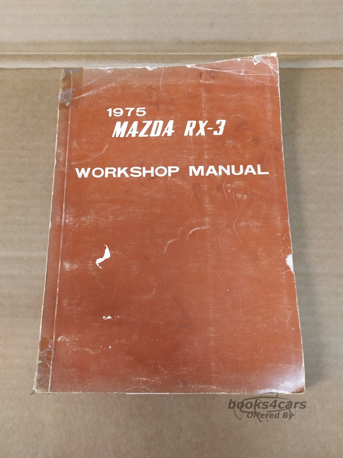 view cover of 1975 RX-3 Service Manual by Mazda