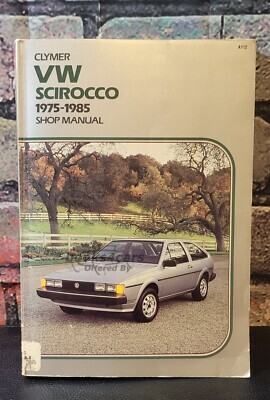 view cover of 1975-1982 Volkswagen Scirocco By Clymer