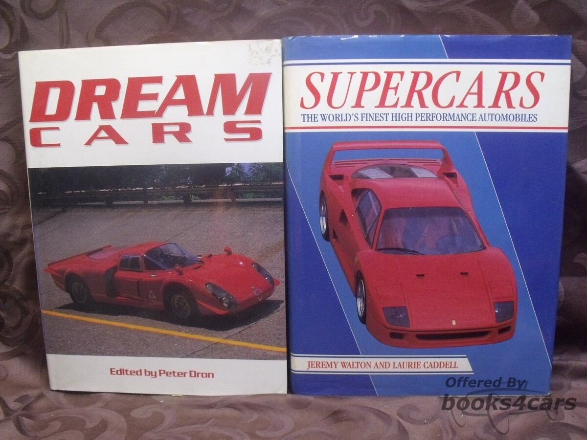 view cover of Supercars the Worlds Finest High Performance Automobiles by J Walton 240 hard cover history