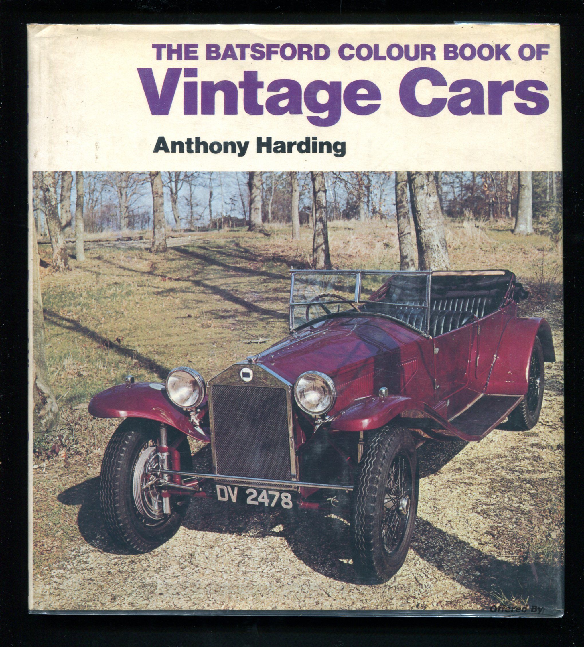 view cover of The Batsford Colour Book of Vintage Cars by Anthony Harding