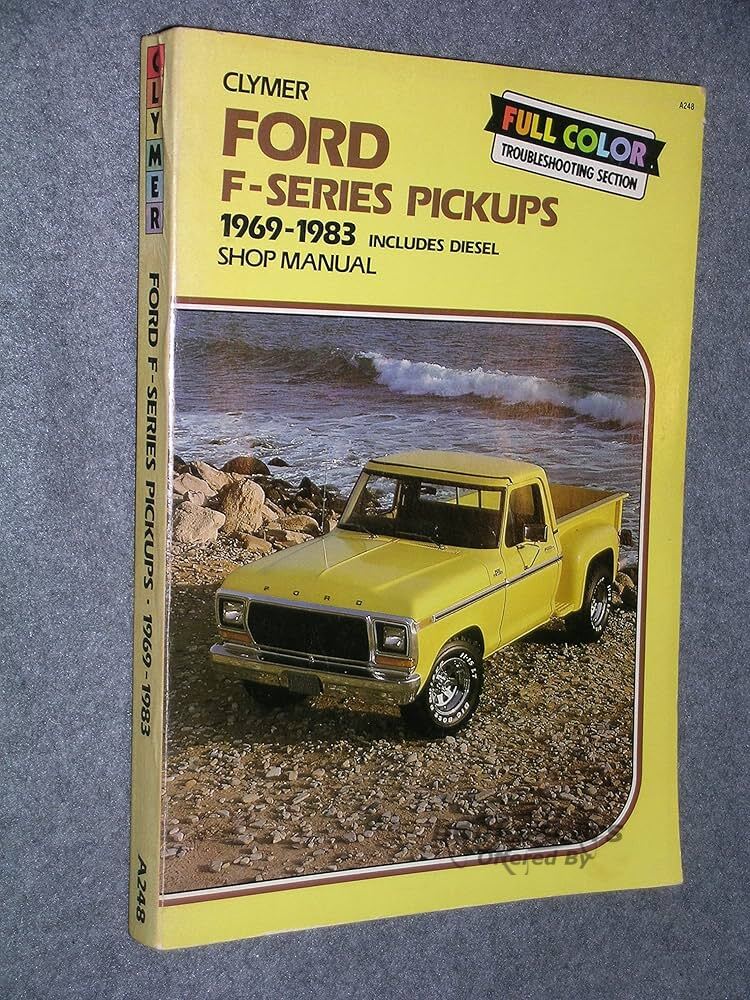 view cover of 1969-1983 Ford Shop Service Repair Manual by Clymer includes Diesel