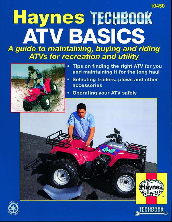 view cover of ATV Basics Manual by Haynes (A guide to Maintaining, buying and riding ATVs