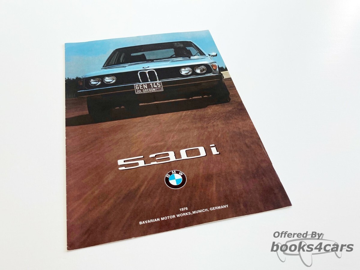 view cover of 1976 BMW 530i Sales Brochure