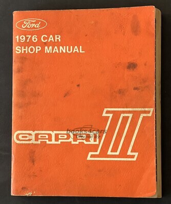view cover of 1976 Capri II Shop Service Repair anual by Ford Mercury