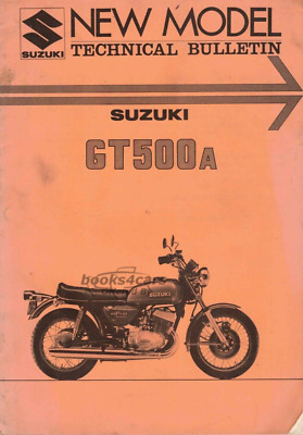 view cover of 1976 Suzuki GT500A Technical Bulletin
