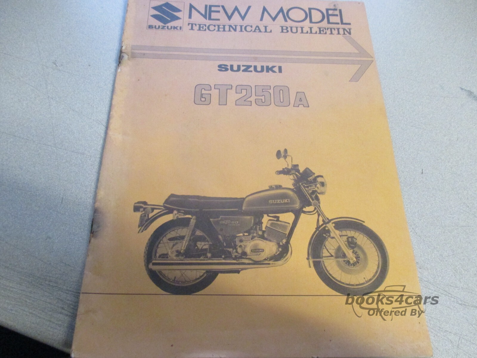 view cover of 1976 Suzuki GT250A Technical Bulletin by Suzuki for GT 250 A