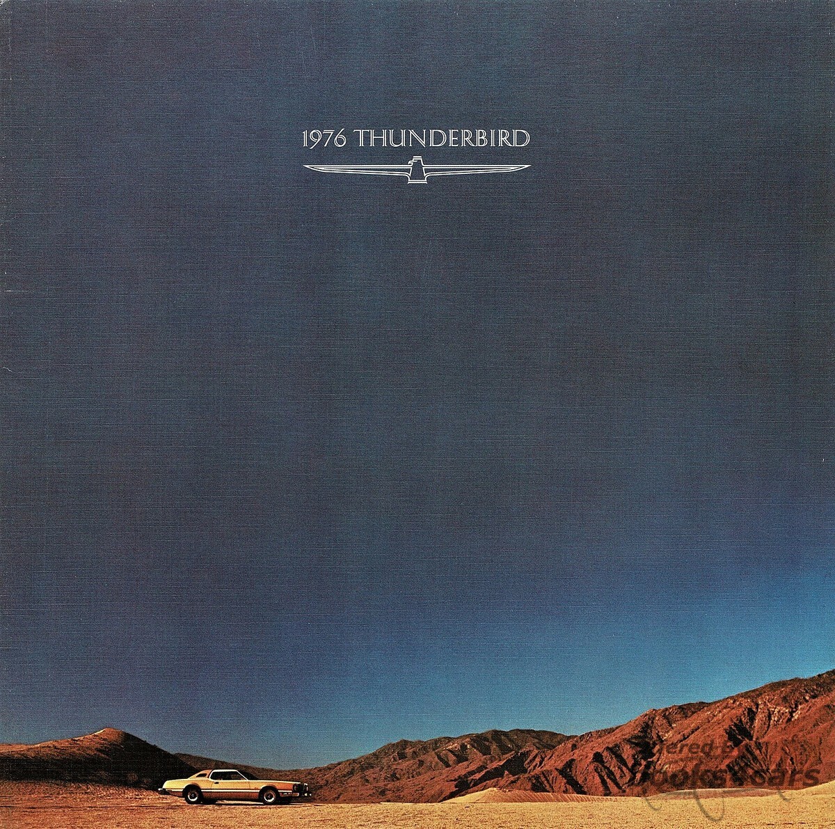 view cover of 1976 Ford Thunderbird Sales Brochure