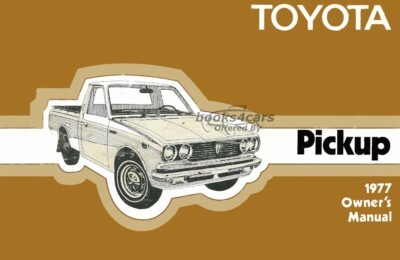 view cover of 1977 Pickup Truck Owners Manual by Toyota