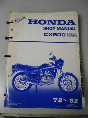 view cover of 1978-1982 Honda CX500 Shop Service Repair Manual - 250 pages