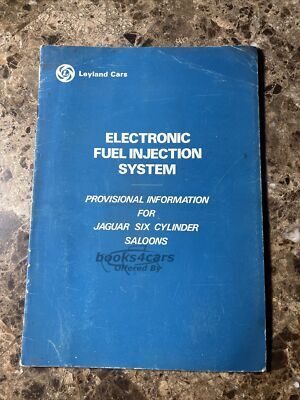 view cover of 1977 XJ6 Fuel Injection Manual by Jaguar