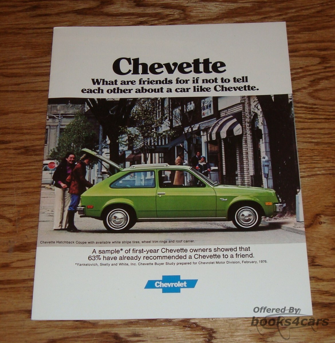 view cover of 1977 Chevrolet Chevette Sales Brochure by Chevy