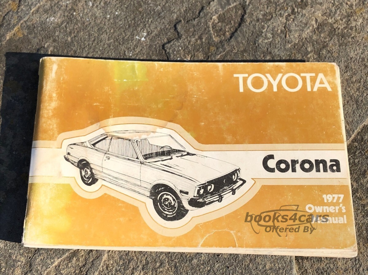 view cover of 1977 Corona Owner's Manual by Toyota