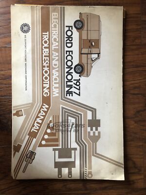 view cover of 1977 Econoline Electrical and vacuum troubleshootin manual