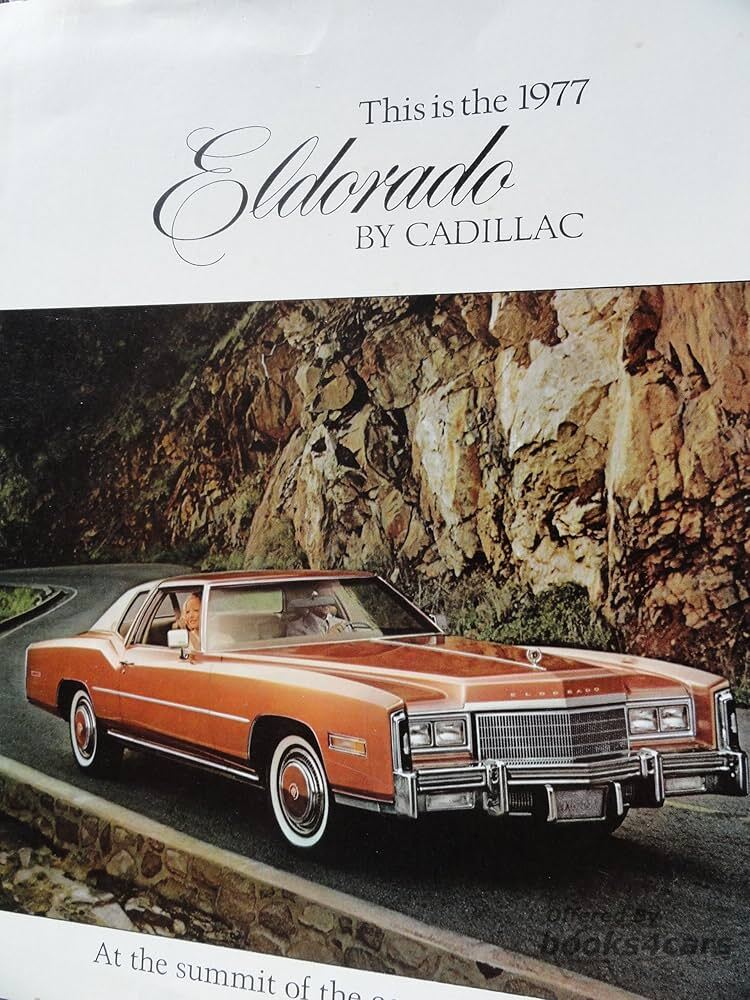view cover of 1977 Cadillac Eldorado Sales Brochure
