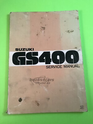 view cover of 1977 GS400 Service Manual by Suzuki for GS 400