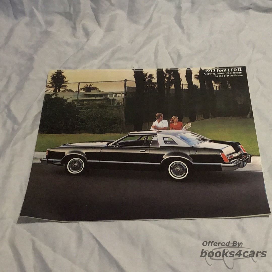 view cover of 1977 Ford LTD II Sales Brochure