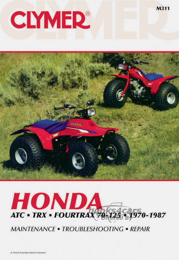view cover of 1970-1987 ATC70-125 Honda Service Manual by Clymer for ATC 70 - ATC125