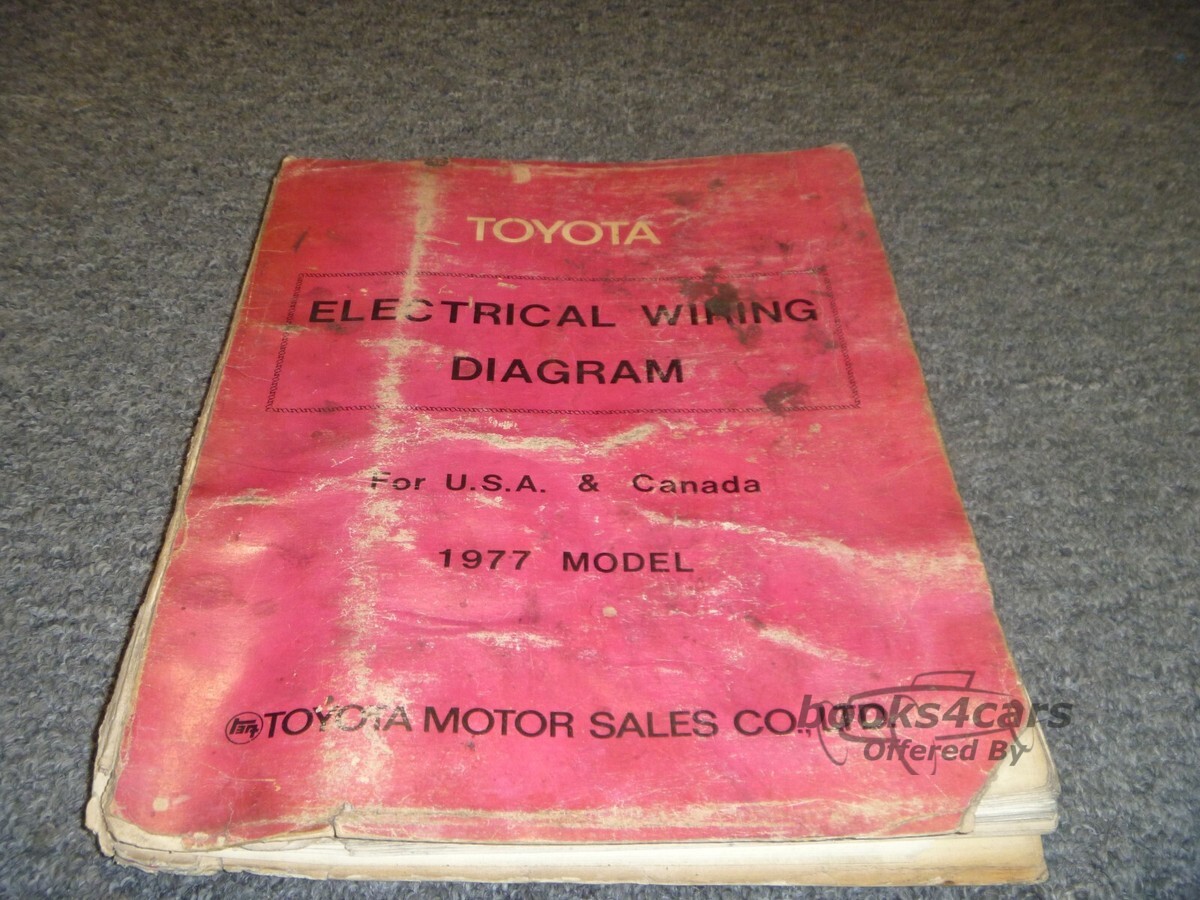 view cover of 1977 Electrical Wiring Diagram for all models by Toyota