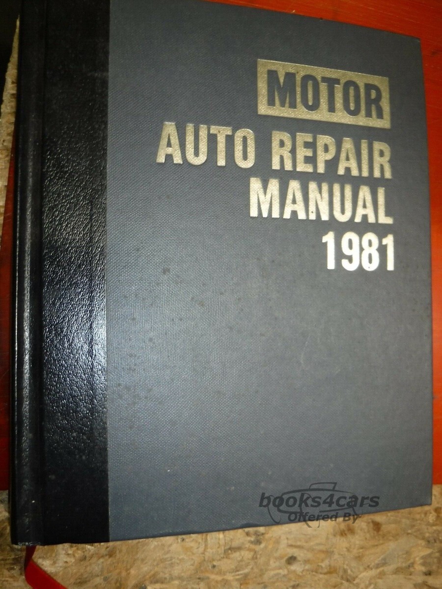 view cover of 1976-1981 Motors shop service repair manual for all American Domestic cars Ford GM Chrysler by Motor's Motor