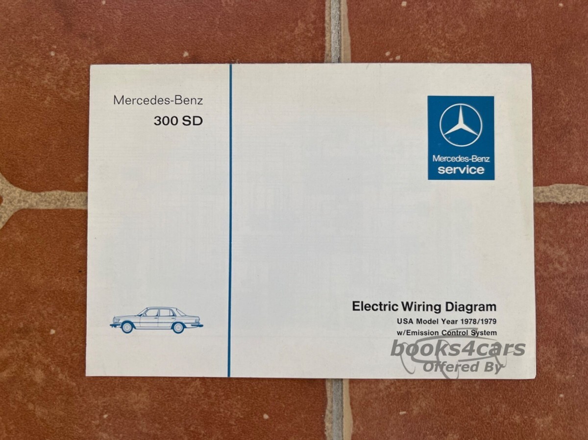 view cover of 1978-1979 Mercedes 300SD Wiring Diagrams by Mercedes for 300 SD