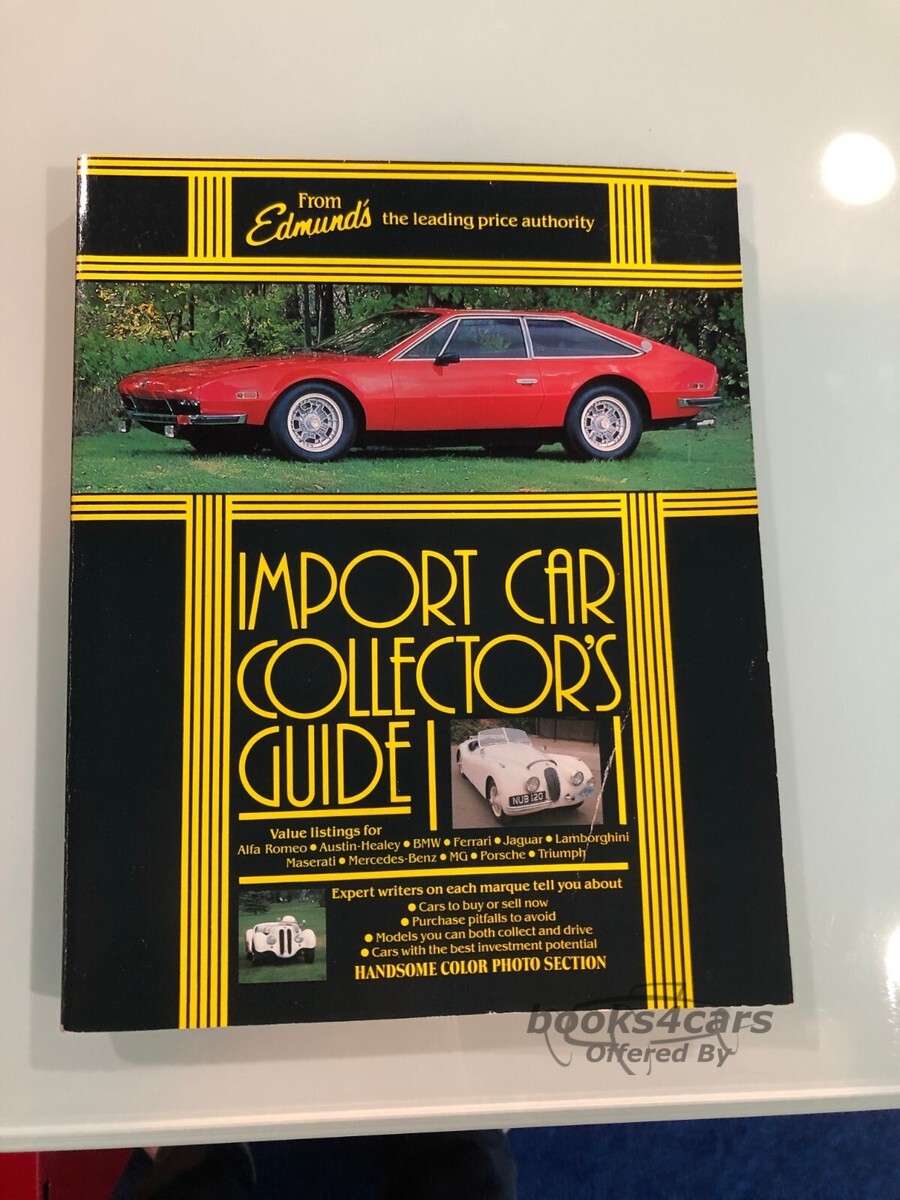 view cover of Edmund's Import Car Collector's Guide
