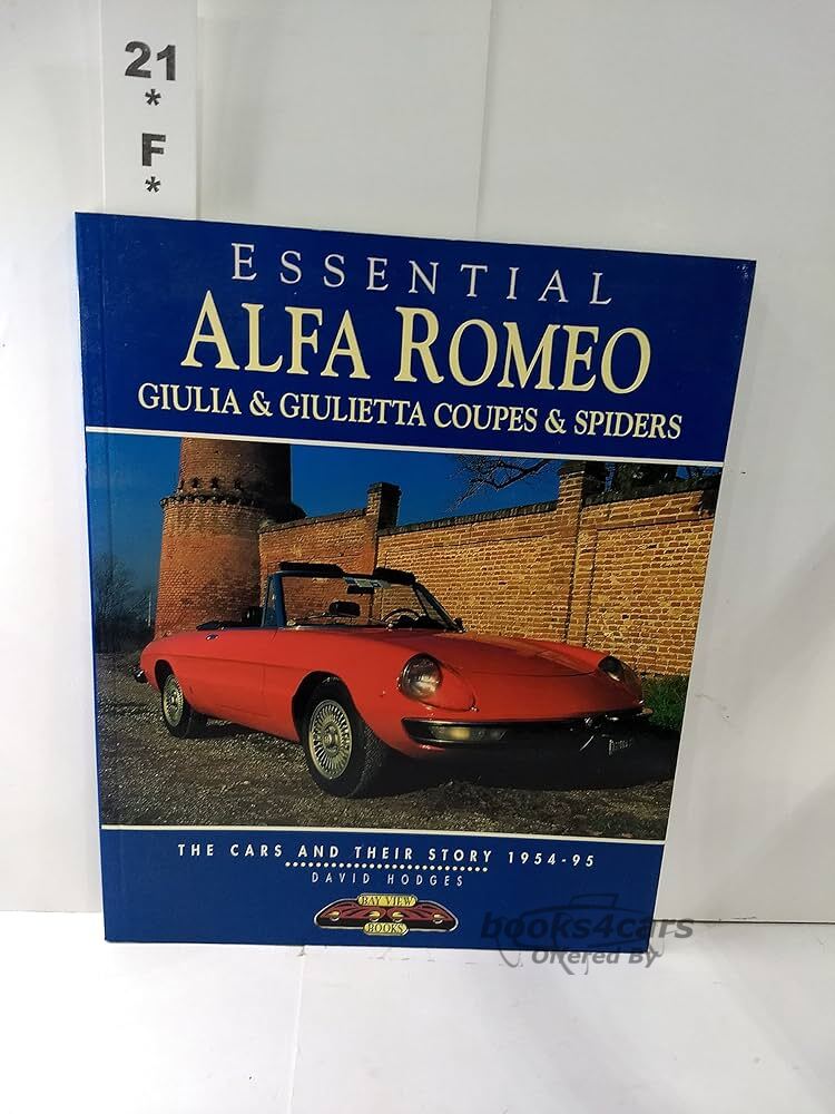view cover of Essential Alfa Romeo Giulia & Giulietta Coupes & Spiders, by David Hodges The Cars & Their Story 1954 - 95 (OUT OF PRINT)